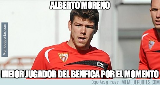 317843 - Alberto Moreno, mejor del Benfica hasta ahora