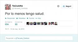 Enlace a Reacción de Tacuara Cardozo en Twitter después de la derrota ante el Sevilla