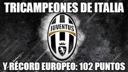 Enlace a La Juventus, brutal récord europeo de puntos, 102