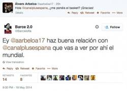 Enlace a @aarbeloa17, trata bien a C+ España, hombre