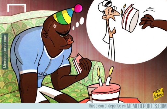 321976 - Touré Yaya celebrando enfadado su cumpleaños