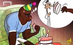 Enlace a Touré Yaya celebrando enfadado su cumpleaños