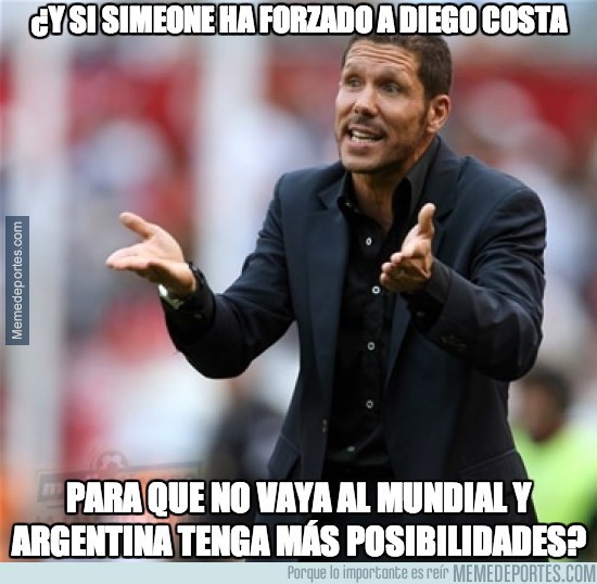 325334 - Simeone sólo mira por su Argentina