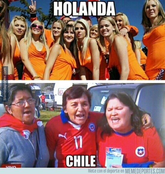 329950 - Afición de Holanda vs Chile