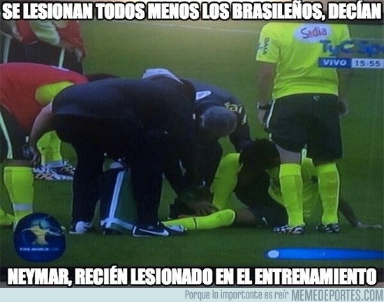 332496 - ÚLTIMA HORA. ¿Neymar lesionado en el entrenamiento?