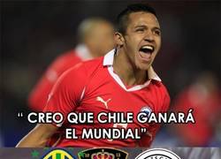 Enlace a Así que Chile ganará el Mundial, ¿no Alexis?