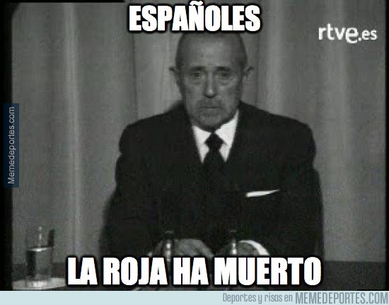 335124 - Españoles, la roja ha muerto