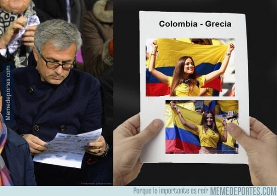 336583 - Mourinho pendiente del Colombia-Grecia