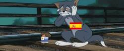 Enlace a GIF: Españoles y uruguayos ahora mismo