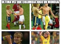 Enlace a La última vez que Colombia participó en un Mundial