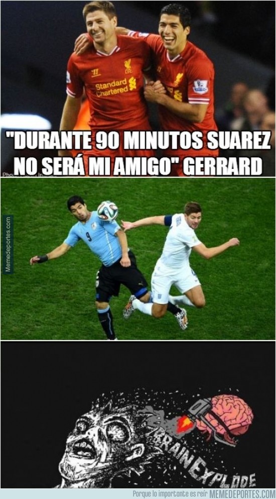 342476 - Es verdaderamente raro ver a Gerrard y Suárez peleando duro por una pelota