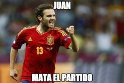 Enlace a Juan Mata el partido