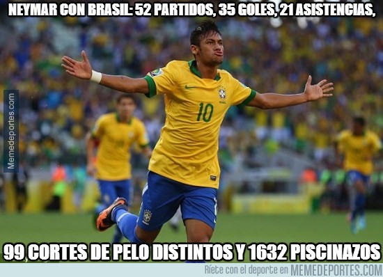 345882 - Estadísticas de Neymar con Brasil que te dejarán helado