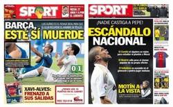 Enlace a Sport, critican a Pepe, alaban a Suárez  