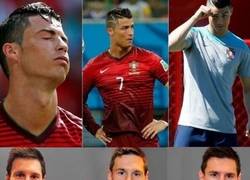 Enlace a Diferencias entre Messi y Cristiano. 3 MVPs vs 3 peinados distintos