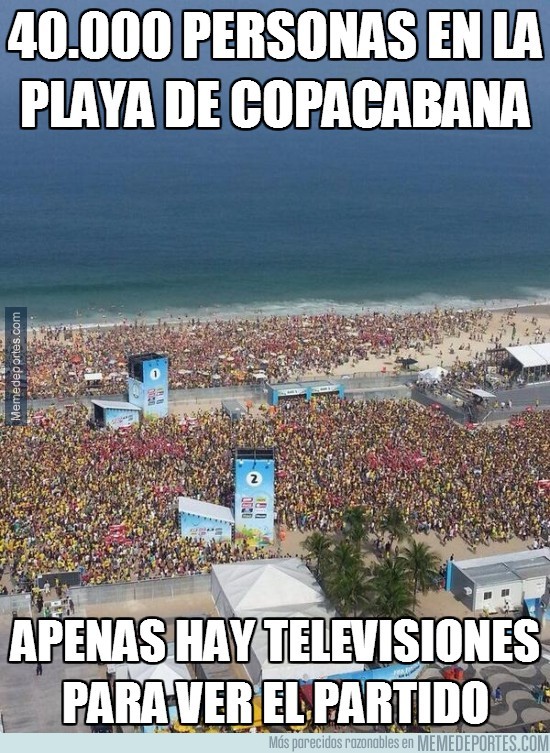 349732 - 40.000 personas en la playa de Copacabana