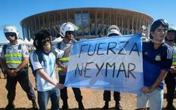 Enlace a Argentinos mandando ánimos a Neymar #respect