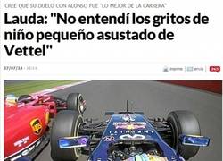 Enlace a Lauda metiéndose con Vettel
