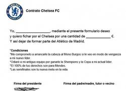 Enlace a Mourinho ya ha empezado a repartir estos formularios en el Calderón para facilitar los traspasos