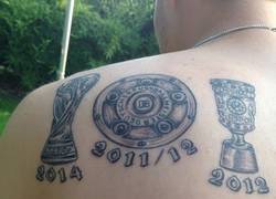 Enlace a Grosskreutz, tatuajes de campeonato