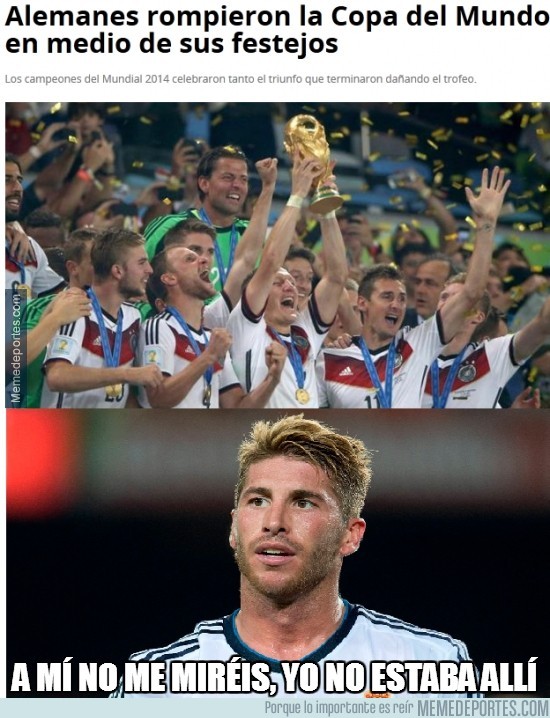 367710 - Uy lo que pasó con la Copa del Mundo ganada por los alemanes...