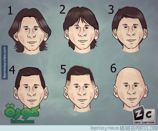 369893 - La evolución de Messi con sus cambios de look