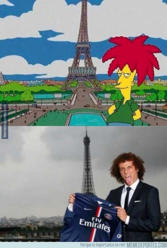 370481 - David Luiz ya está en Paris. Encuentra las 7 diferencias