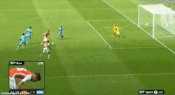 Enlace a GIF: ¡2-0 para el Arsenal! ¡Gol de Ramsey!