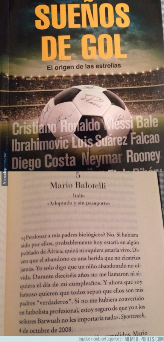 373677 - Sueños de gol: las palabras de Balotelli sobre sus padres biológicos