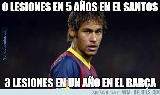 376582 - Neymar y las lesiones, tal para cual