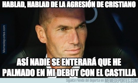 377014 - Fail de debut de Zidane con el Castilla