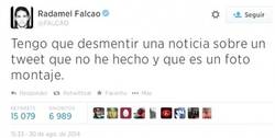 Enlace a Falcao desmiente el supuesto tweet que lo involucraba con el Madrid