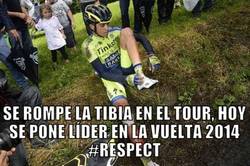Enlace a Contador, nuevo líder de la Vuelta 2014