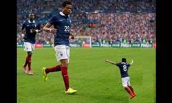 Enlace a Así celebró Valbuena el gol de Francia