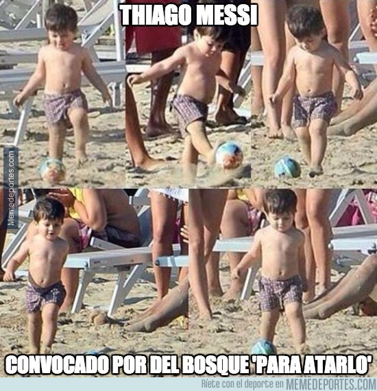 383335 - Thiago Messi, al igual que Munir, convocado con España