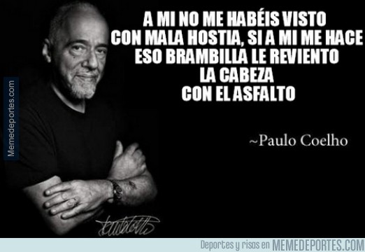 384696 - Paulo Coelho condena la agresión de Brambilla en la Vuelta