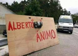 Enlace a Así animan a Alberto Contador en Galicia