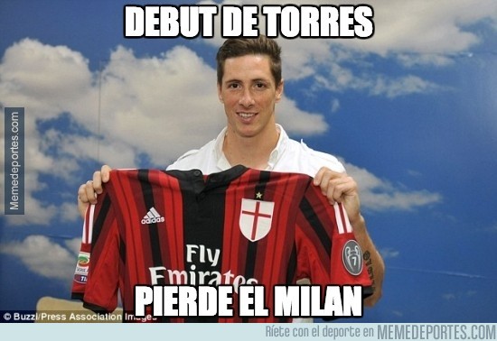 389752 - Debut de Torres con el Milan