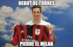 Enlace a Debut de Torres con el Milan