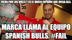 Enlace a Ficha por los Bulls y es el único español que juega allí