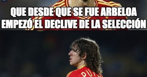 [ MEMEDEPORTES ] A puyol no le hace ni pizca gracia este cartel