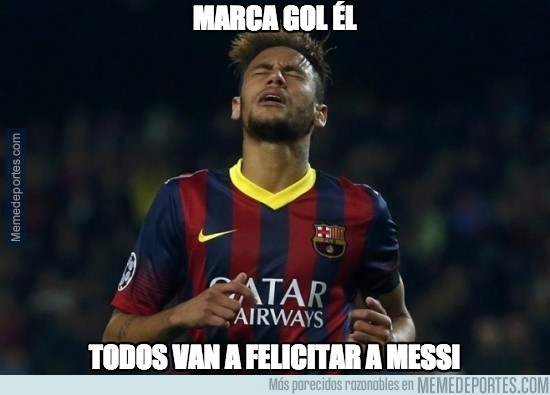 400863 - Marca Neymar, felicitan a Messi