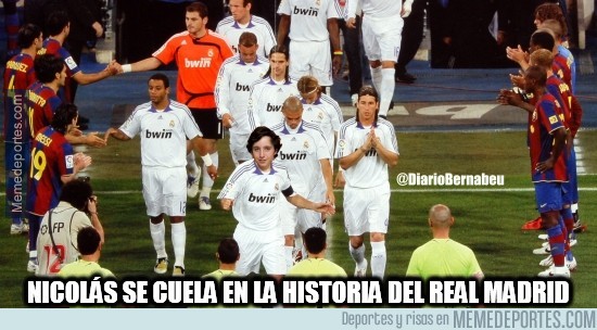 401722 - Nicolás se cuela en la historia del Real Madrid