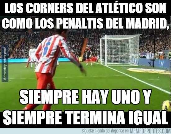 403842 - Los corners del Atlético son como los penaltis del Madrid