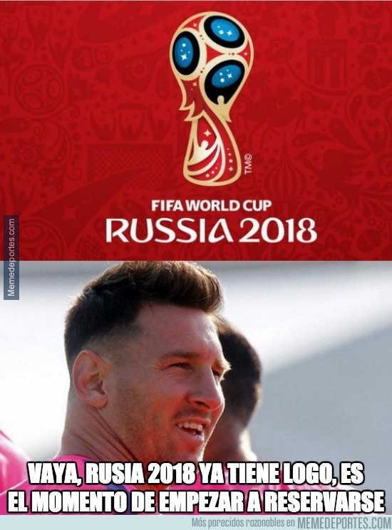 404546 - Messi ya piensa en reservarse tras ver el logo de Rusia 2018