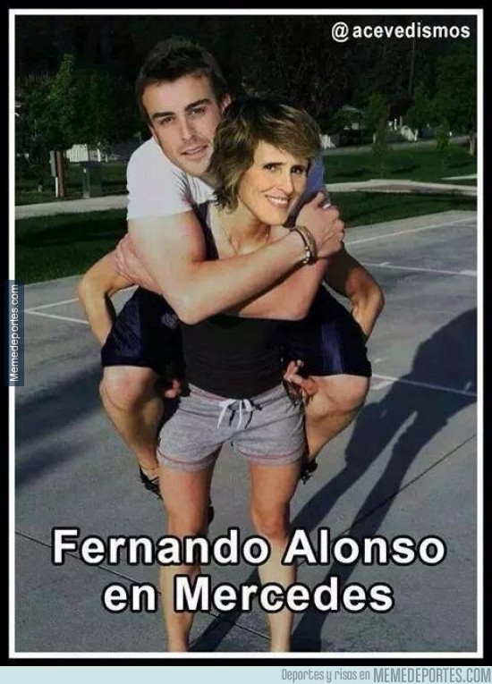 410721 - Fernando Alonso en Mercedes por @acevedismos