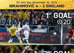 Enlace a Recordando la victoria de Ibrahimovic vs Inglaterra, ayer hizo 2 años
