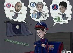 Enlace a Messi muy pensativo, ¿qué pasará con él?