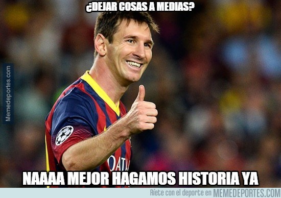 414062 - Messi no se conforma con igualar el récord de Zarra