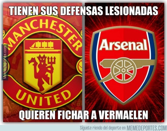 414802 - Manchester United y Arsenal pedirían la cesión de Vermaelen